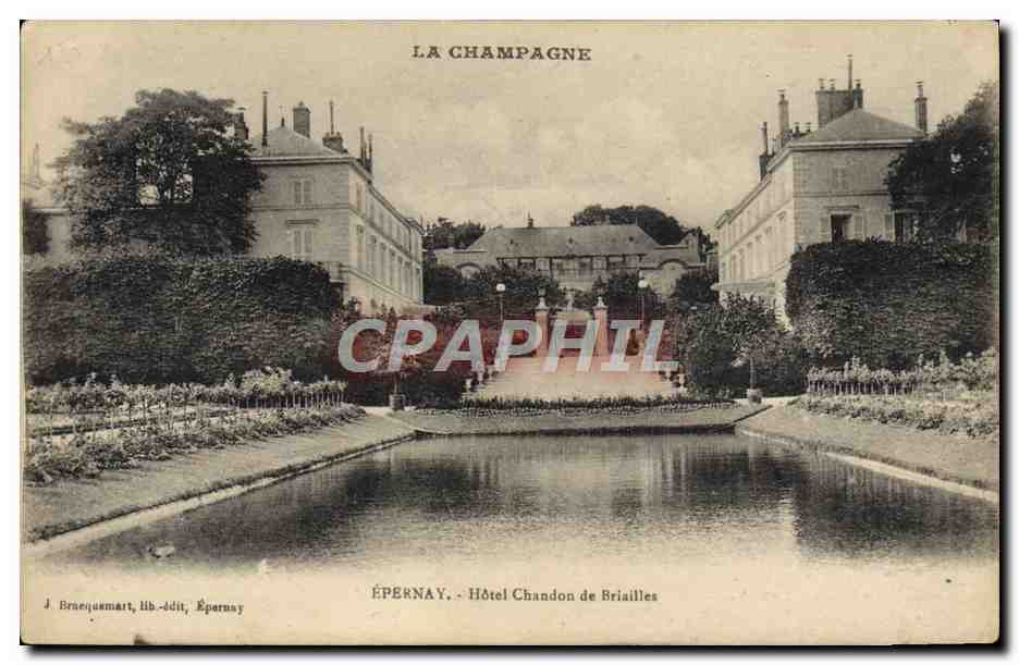 CPA Epernay Hotel Chandon De Briailles