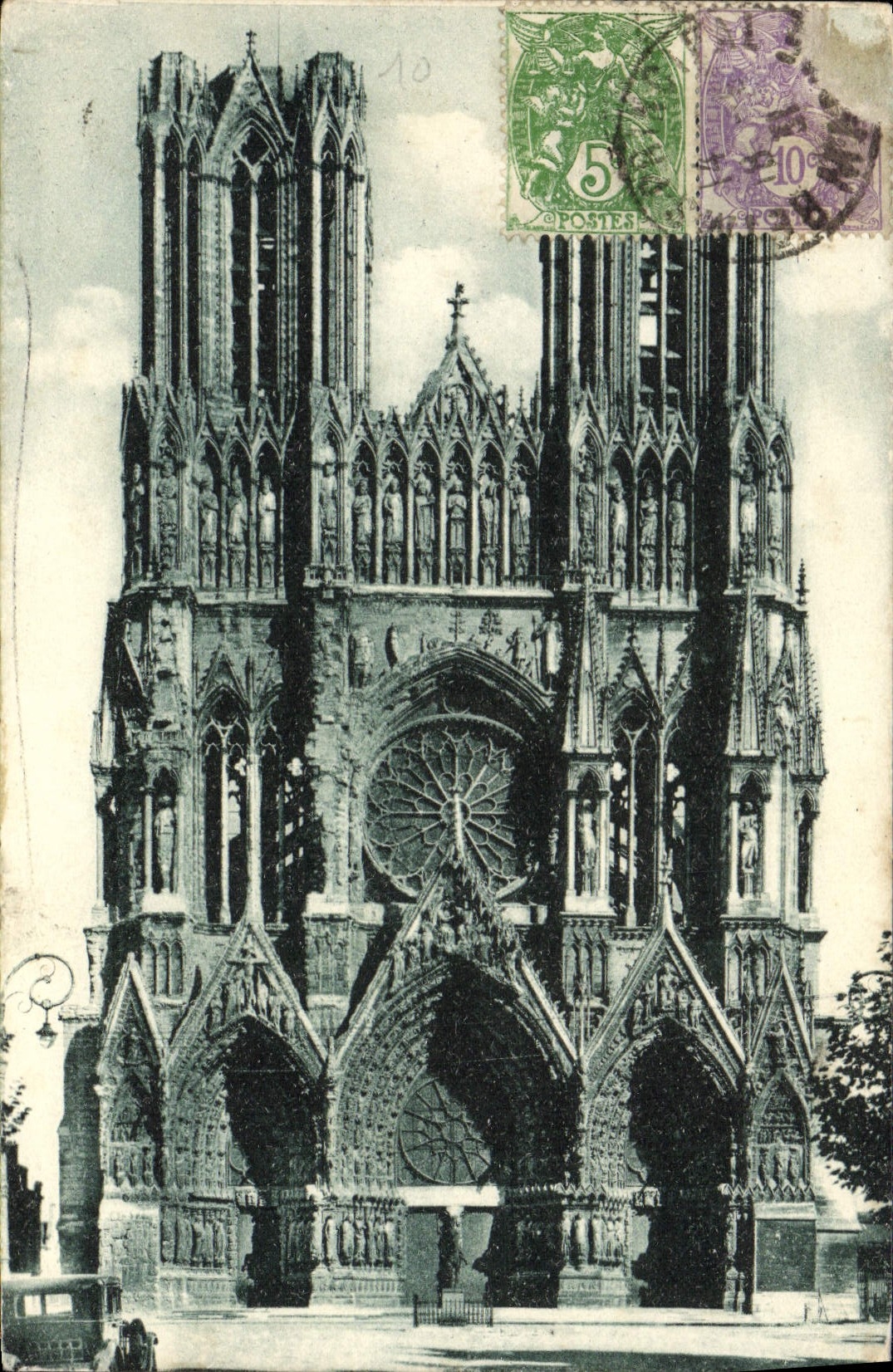 Reims - La Cathédrale - Le Grand Portail - État actuel - Édition Reims