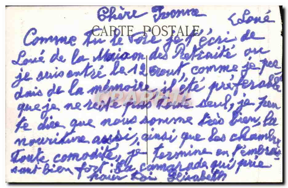 CPA La Chapelle Montligeon Le Choeur Et Le Maitre Autel — Rückseite