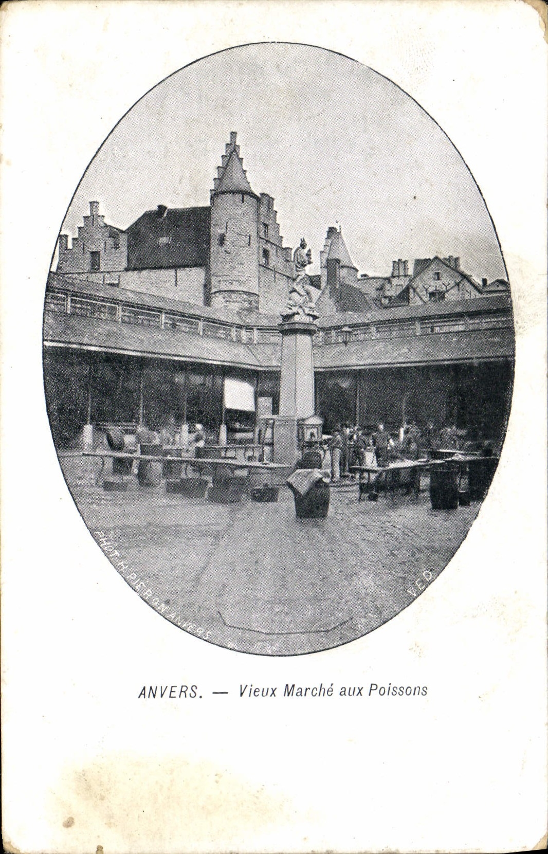 CPA Anvers Vieux Marche Aux Poissons