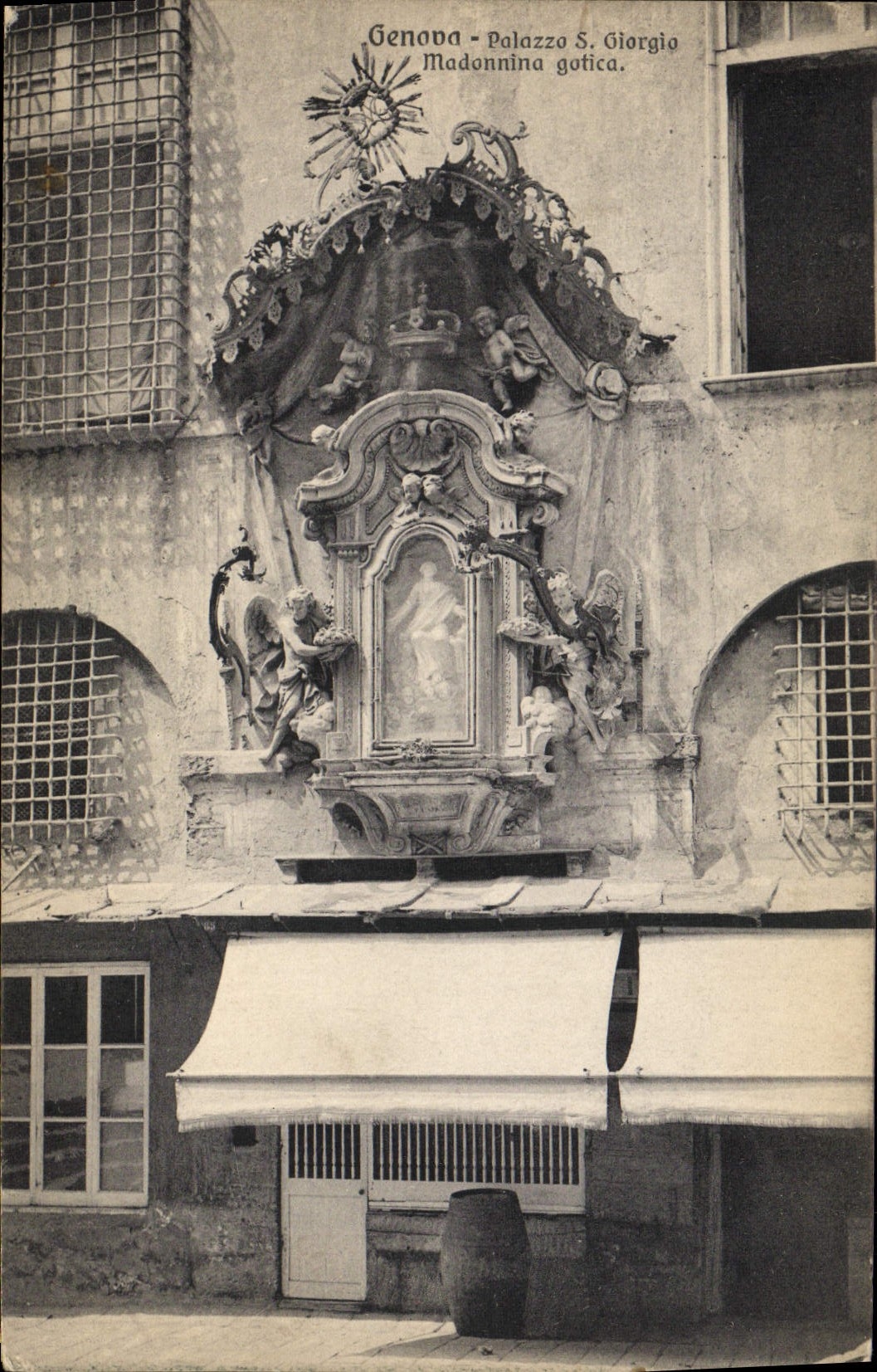 CPA Genova Palazzo S Giogio Madonninan gotica