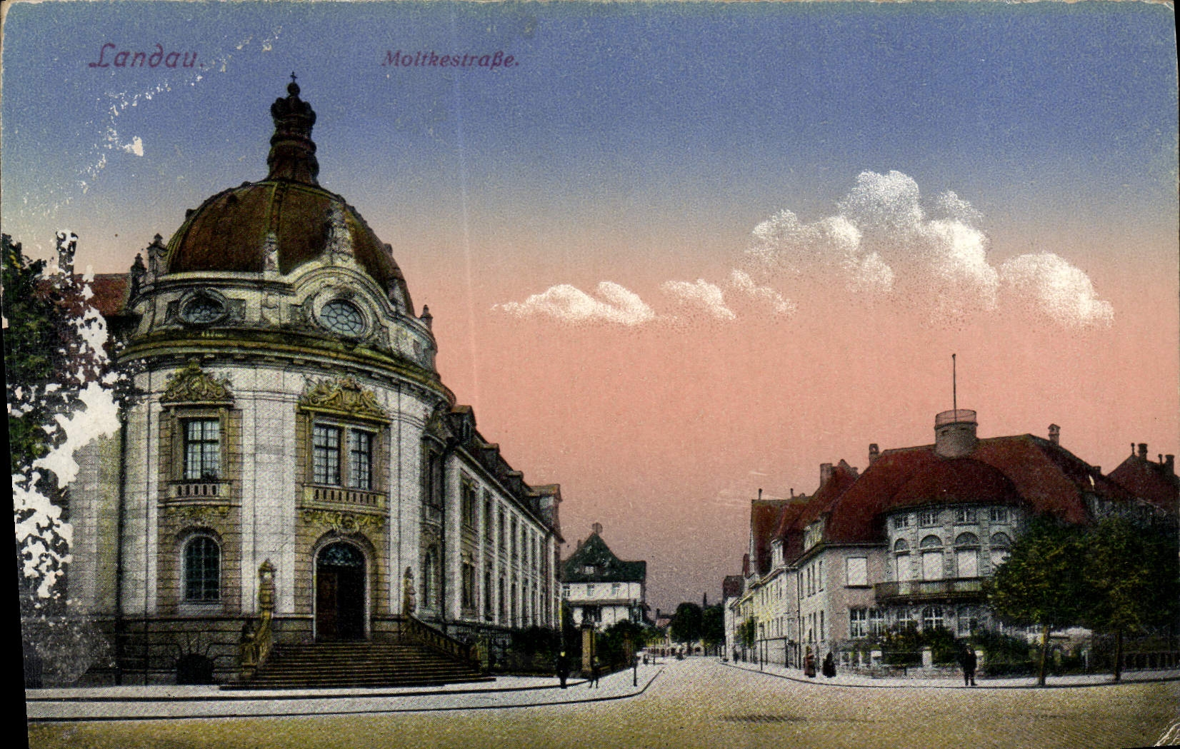Landau — Molitkestraße — éditeur R. Hartmann - Anverso