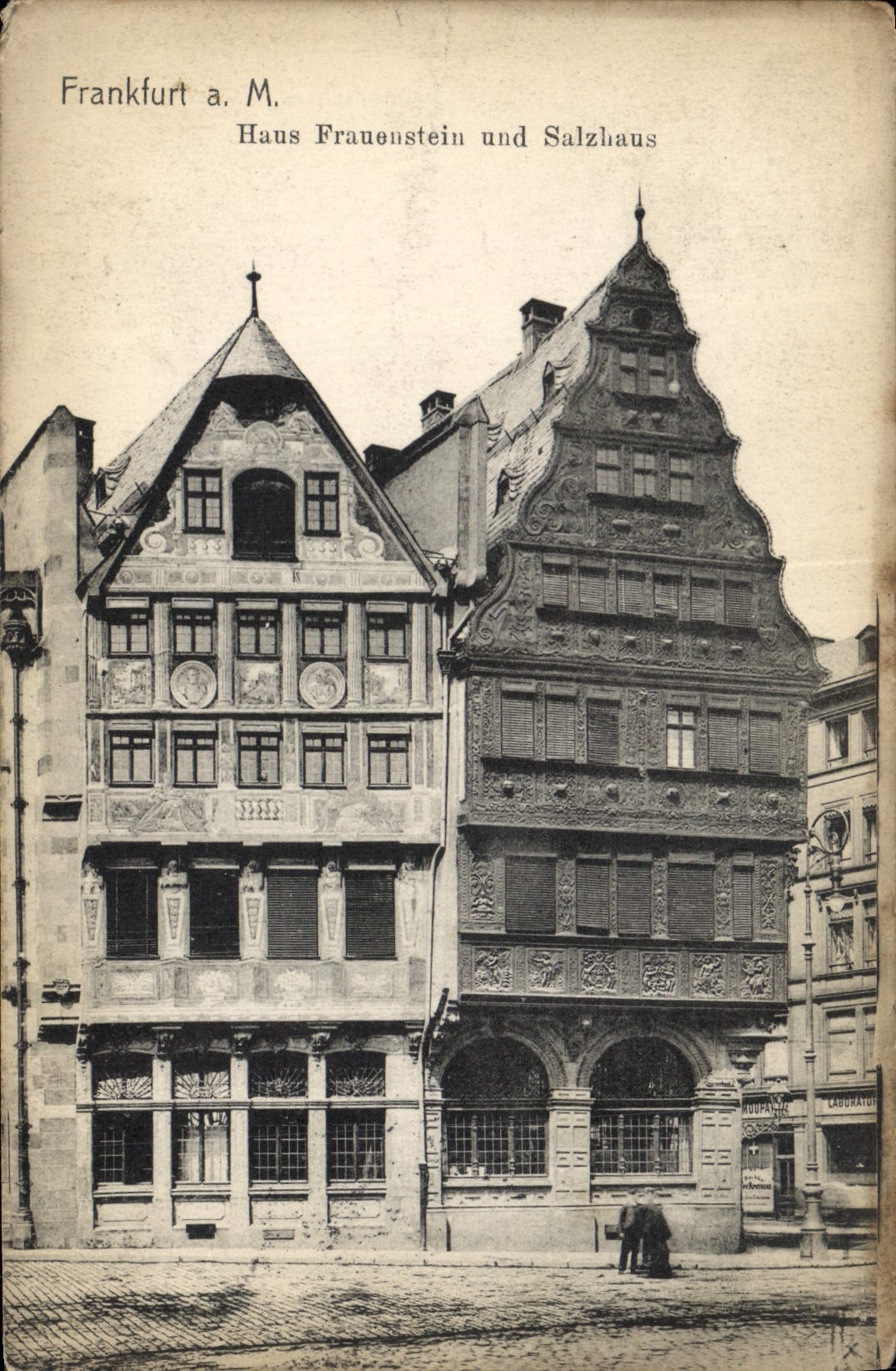 CPA Frankfurt a M Haus Frauenstein und Salzhaus 