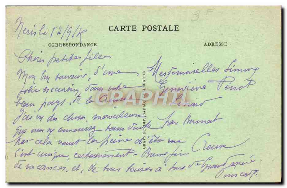 Le Moutier-d'A Hun (Creuse) — Fond de panneau d'une stalle de droite — Verso
