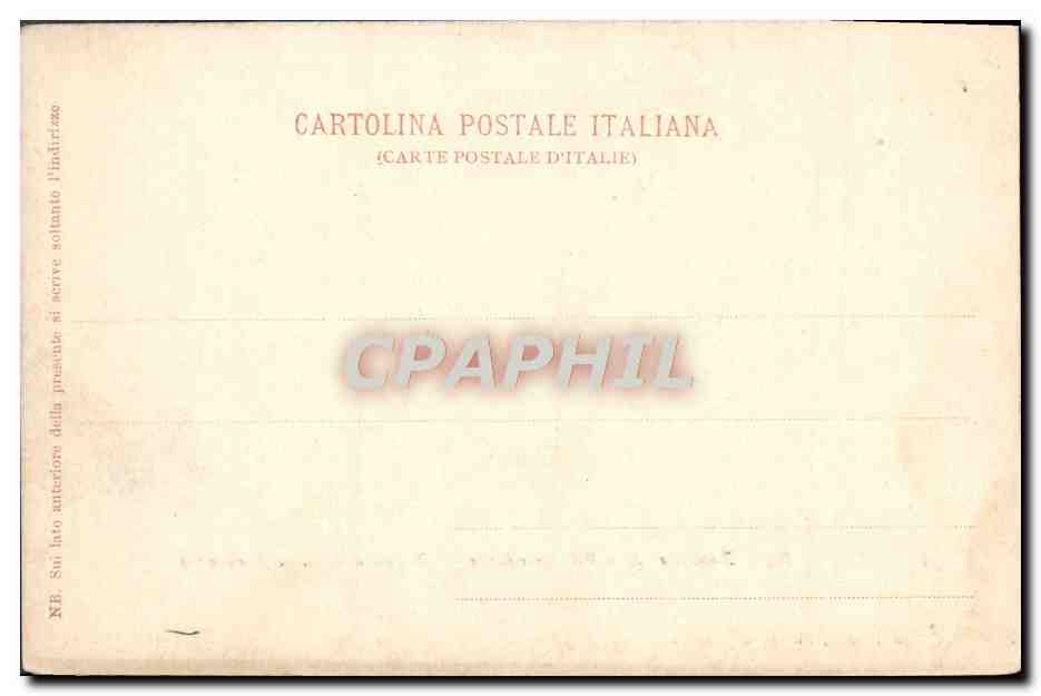 CPA Firenze Poggia lmperiale L'ex villa Granducale ora istituto della SS Annunziata — Rückseite