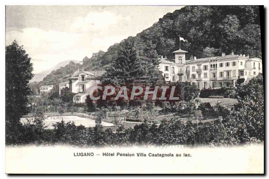 CPA Lugano Hotel Pension Villa Castagnola au lac 