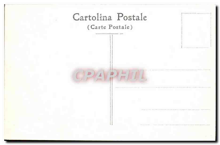 CPA Lugano Hotel Pension Villa Castagnola au lac  — Verso