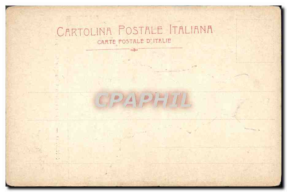 CPA Milano Monumento a Giusepe Garibaldi — Rückseite