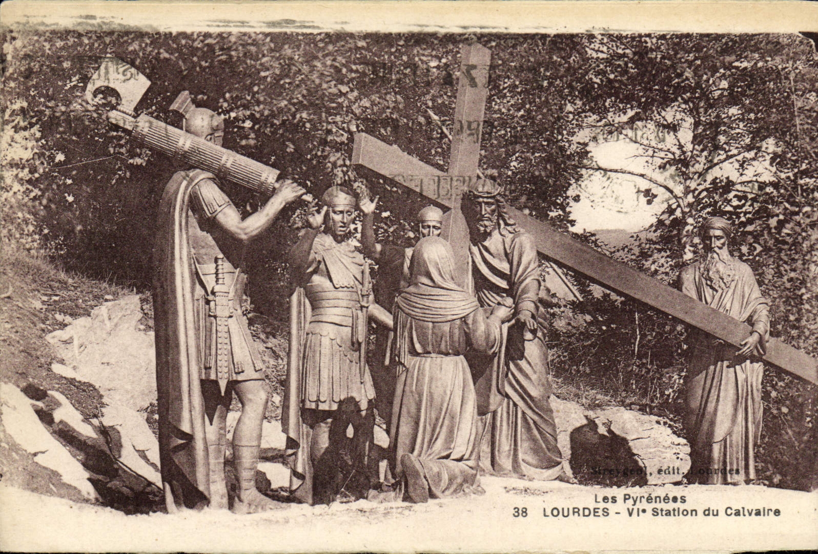 CPA Lourdes Vl Station du Calvaire 