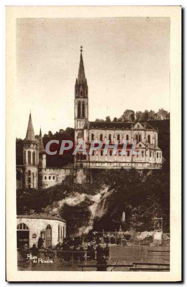 CPA Lourdes La Grotte et la Basilique 
