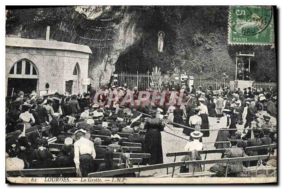CPA Lourdes La Grotte 