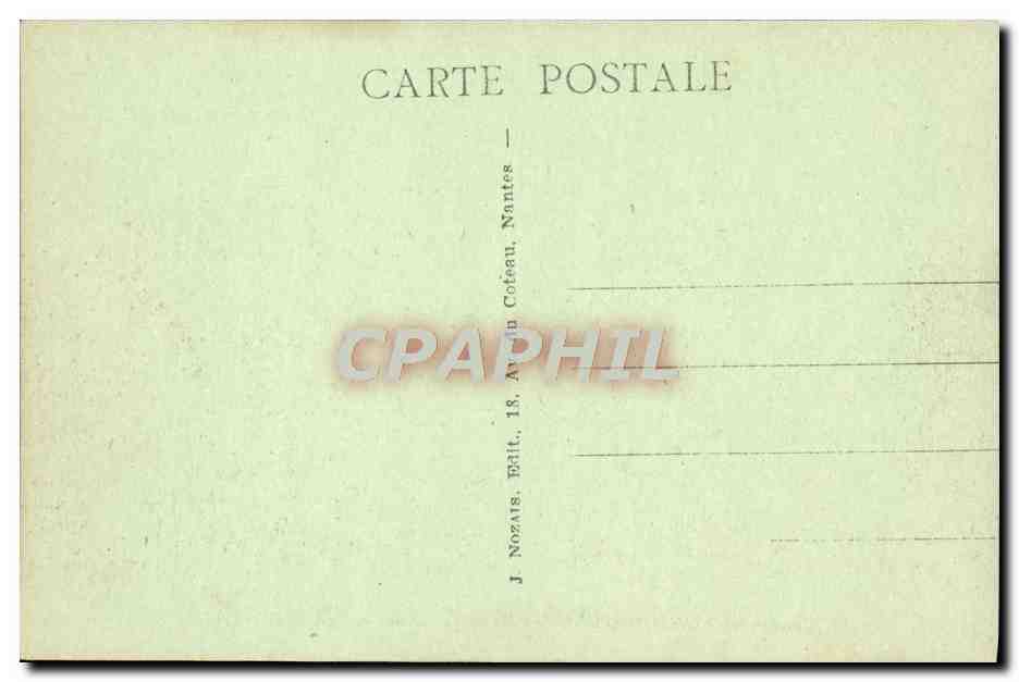 Calvaire de Pontchâteau — 14e Station — Jésus est dépouillé de ses vêtements — J. Nozais, Nantes — Verso