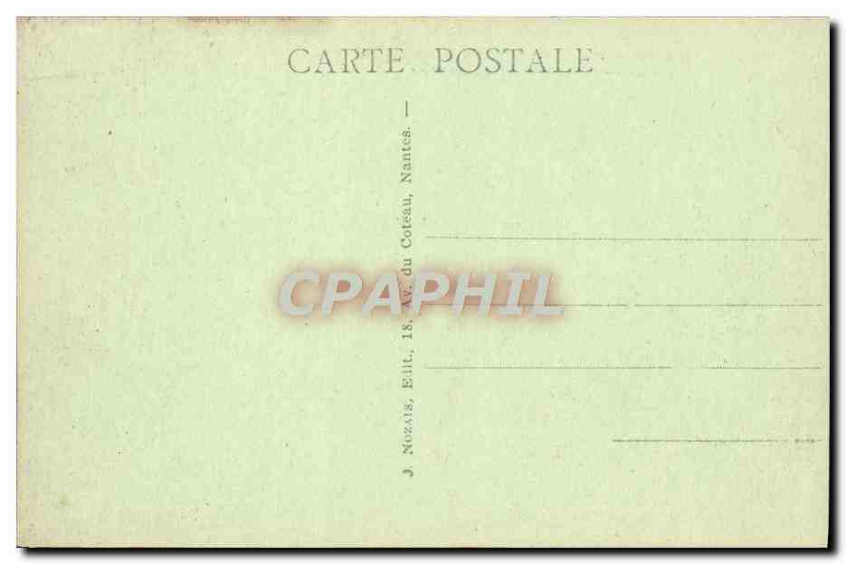 CPA Calvaire de Pontchateau Jesus tombe pour la seconde fois — Rückseite