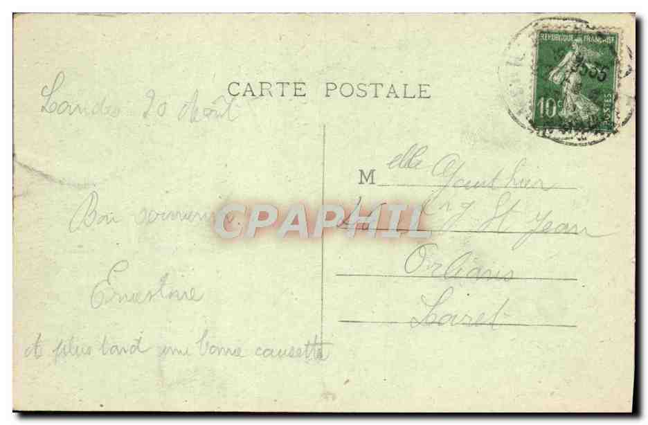 CPA Lourdes Consolatrix affictorium par J Dechin Diocese de Cambrai — Verso