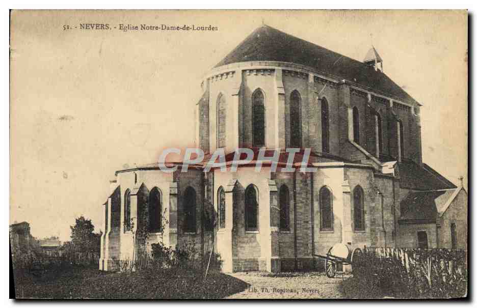 CPA Nevers Eglise Notre Dame de Lourdes 