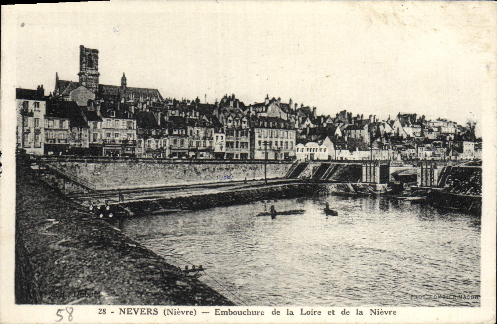 CPA Nevers Embouchure de la Loire et la Nievre 