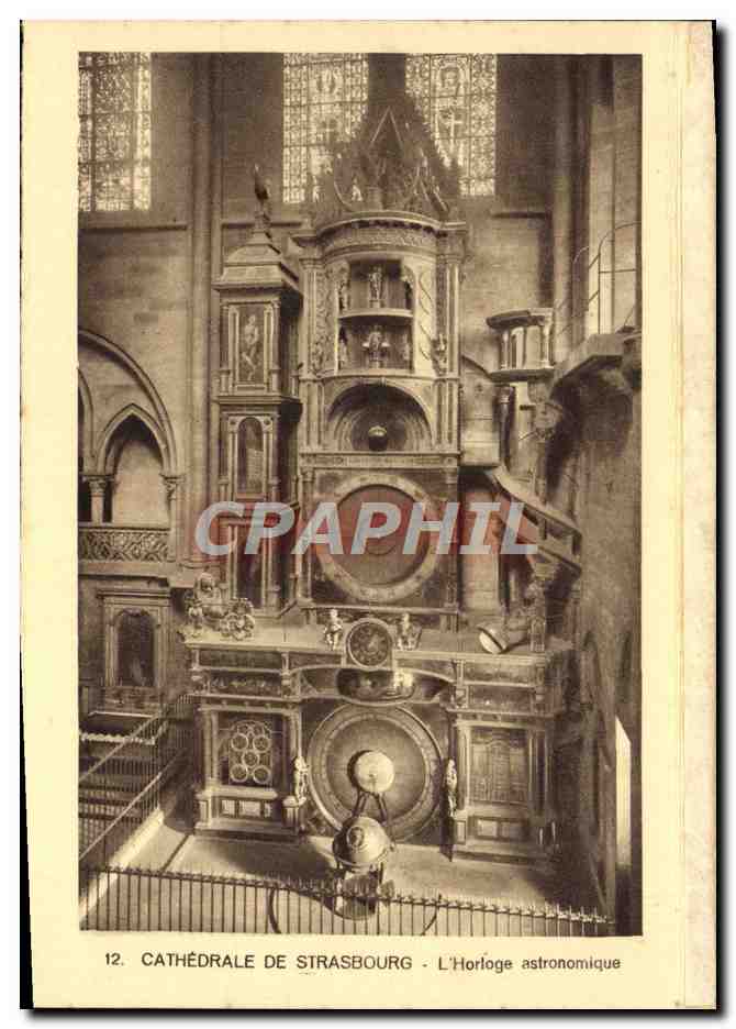 CPA Cathedrale de Strasbourg L'Horloge astronomique 