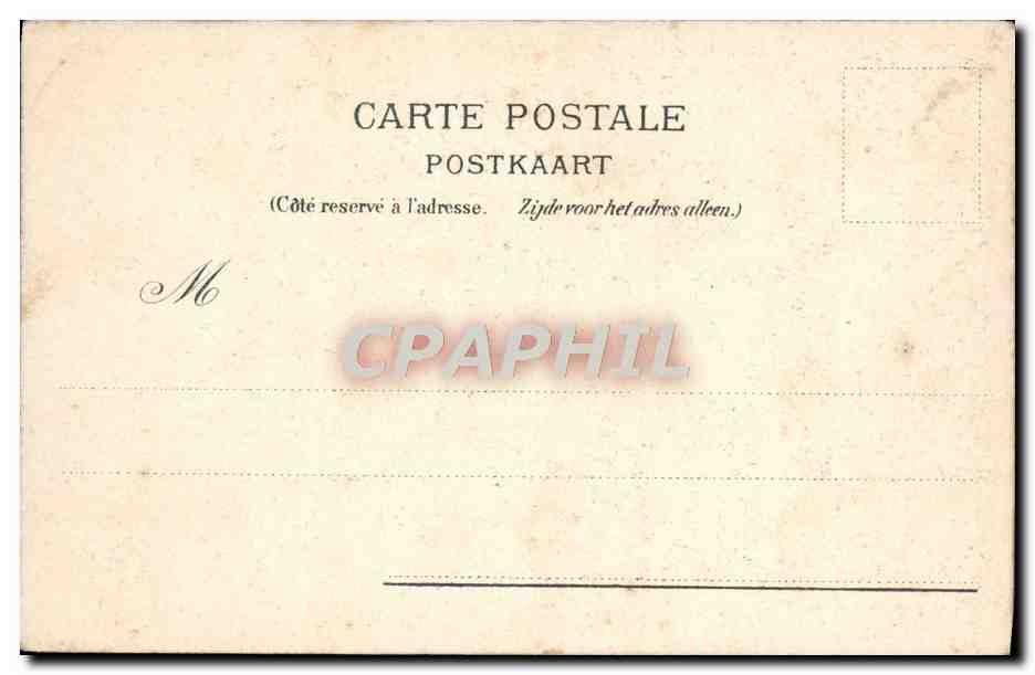 Bruxelles — Entrée du Bois de la Cambre — éditeur anonyme, n° 879 — Verso