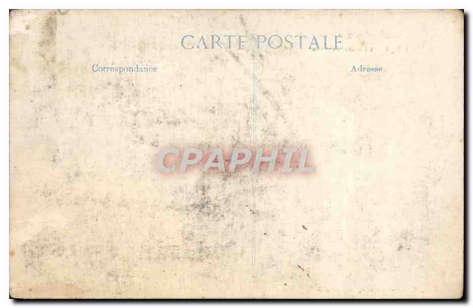 CPA Ruines de Dixmude L'Eglise et l'Hotel de ville Militaria — Rückseite