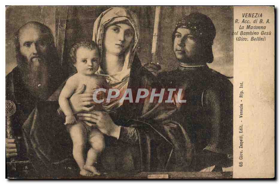 CPA Venezia La madonna Giov Bellini