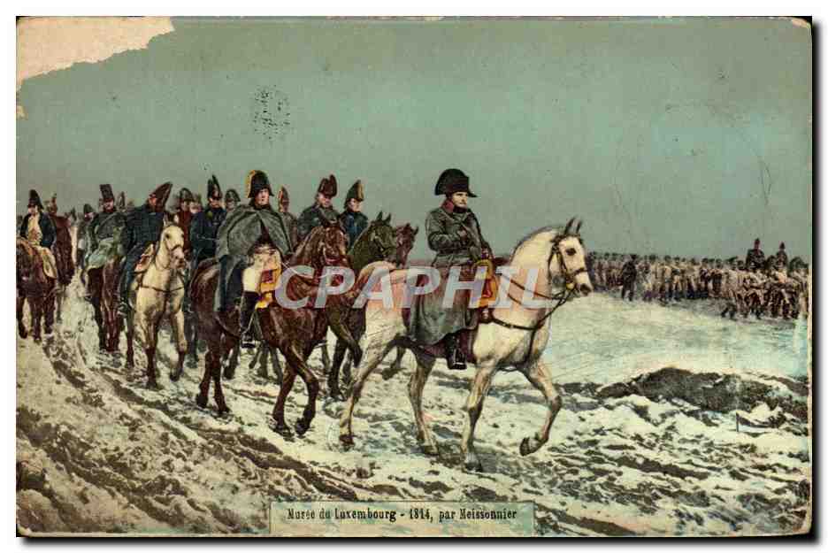 CPA Musee du Luxembourg par Meissonnier Napoleon 1er