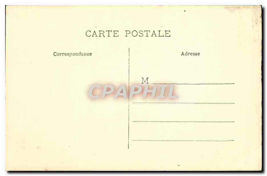CPA Lourdes Le Chateau Fort  — Verso