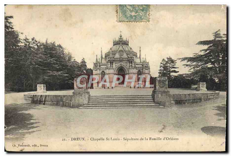 Dreux - Chapelle Saint-Louis - Sépulture de la Famille d'Orléans