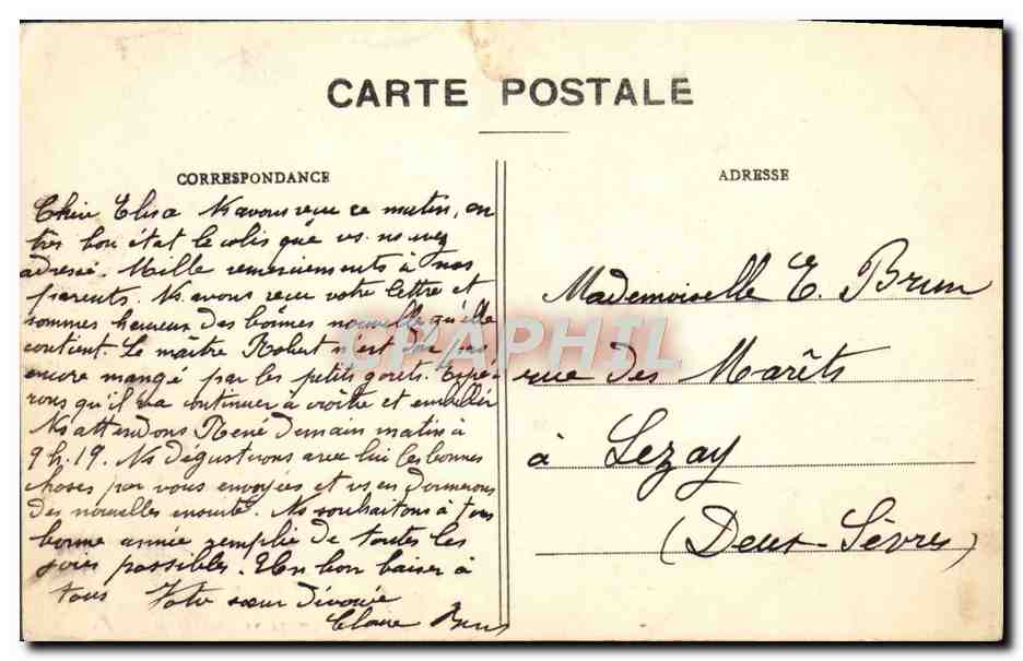 Dreux - Cappella di San Luigi - Tomba del Duca e della Duchessa d'Orléans — Ch. Foucault, editore Dreux, n°25 — Verso