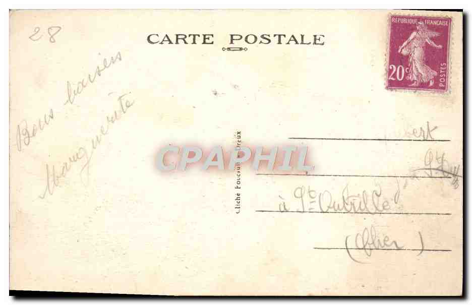 Dreux (E-et-L.) — Chapelle Saint-Louis — Sépulture de la Famille d'Orléans — Reverso