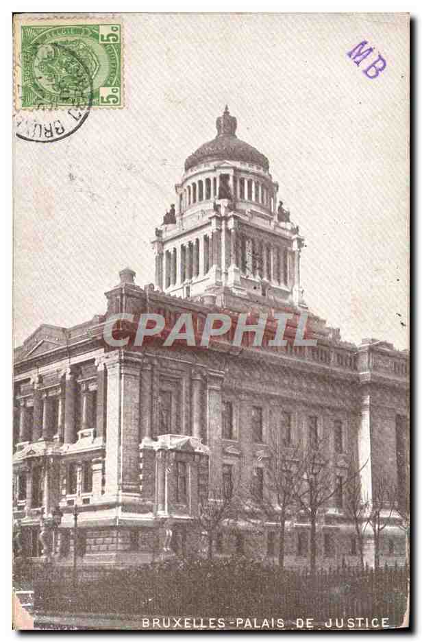 CPA Bruxelles Palais De Justice