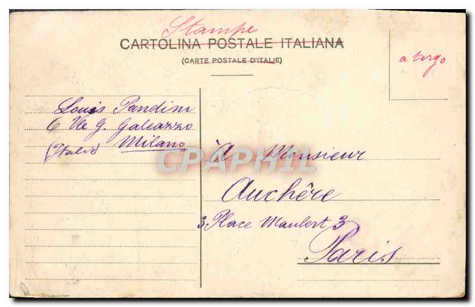 CPA Milano Un Saluto dal Duomo di Milano  — Verso