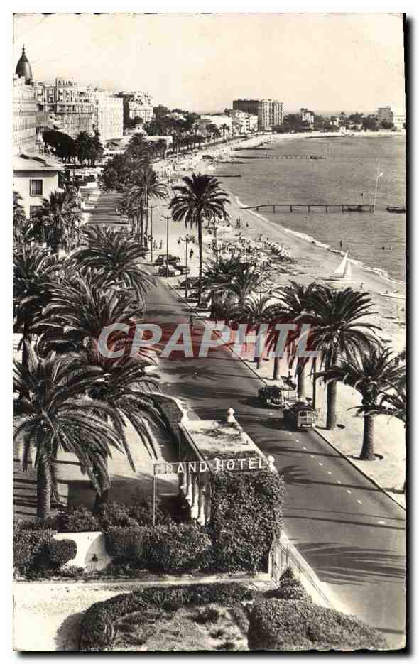 CPM Cannes Les hotels Vue generale de la Croisette