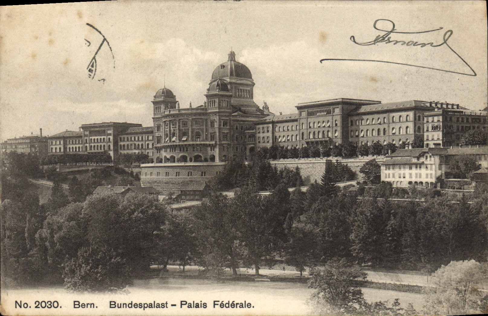 CPA Bern Bundespalast Palais Federale