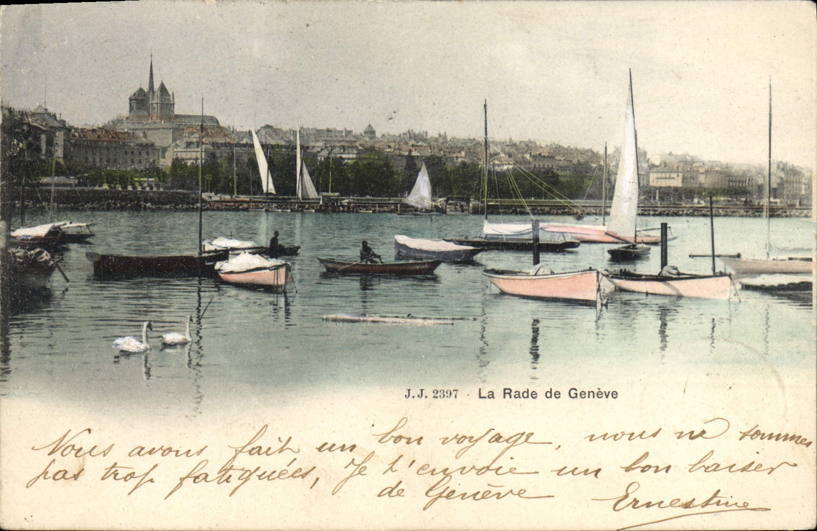 CPA La Rade De Geneve