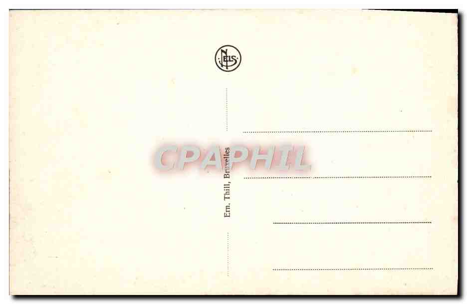 CPA Bruges Hopital Saint Jean La chasse de Sainte Ursule L'arrivee a Cologne  — Rückseite