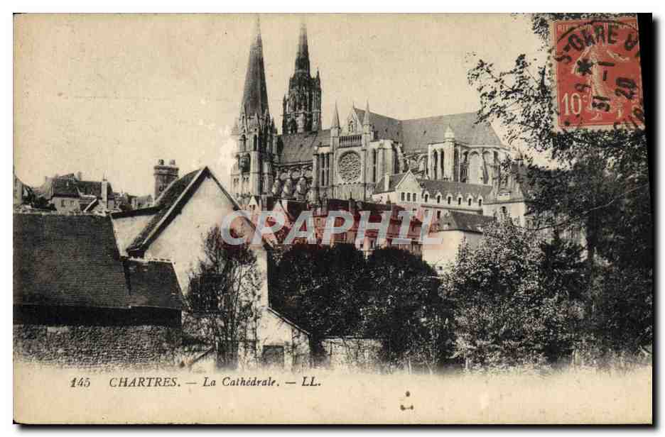 CPA Chartres La Cathedrale 