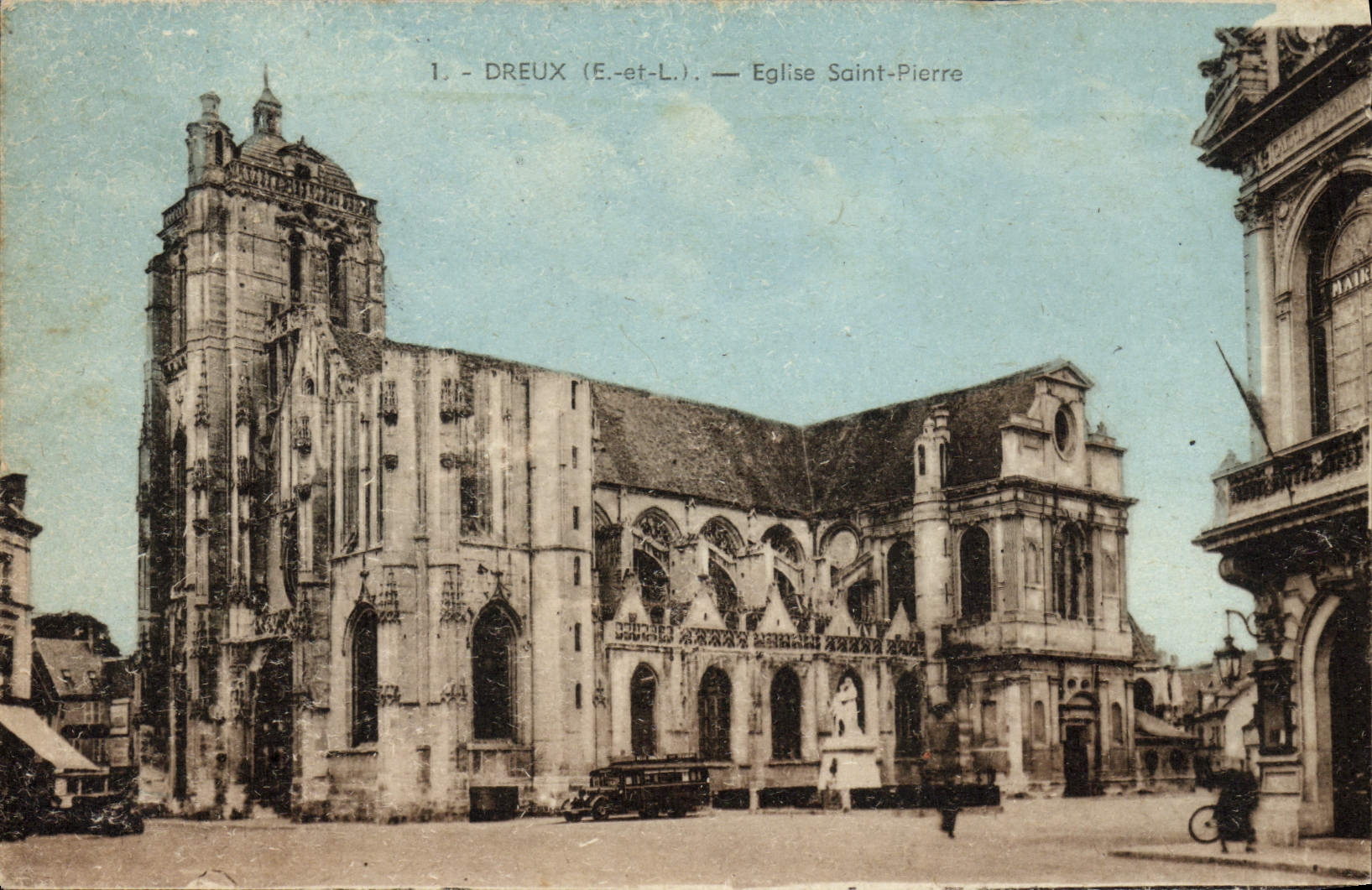 Dreux (E.-et-L.) — Église Saint-Pierre — M. Aube, Éditeur, Rambouillet