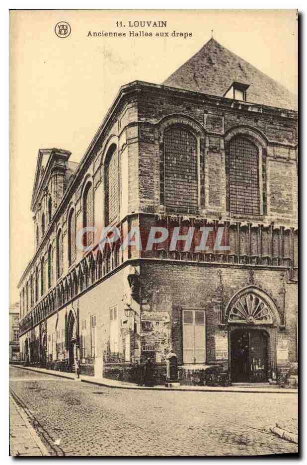 CPA Louvain Anciennes Halles Aux Draps