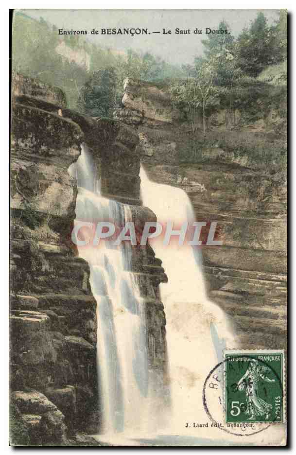 CPA Environs de Besancon Le Saut du Doubs