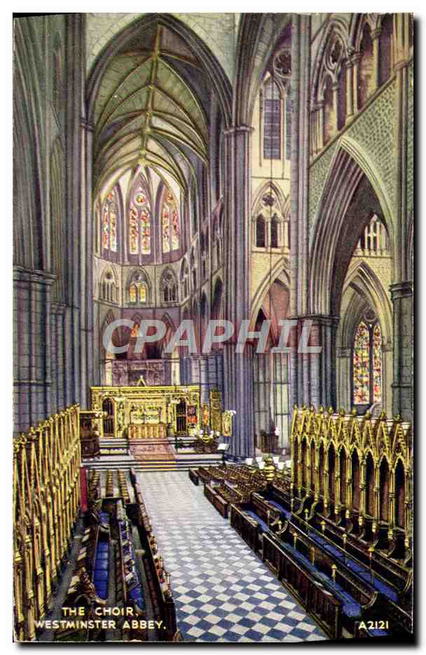 CPA The Choir Westminster Abbey London
