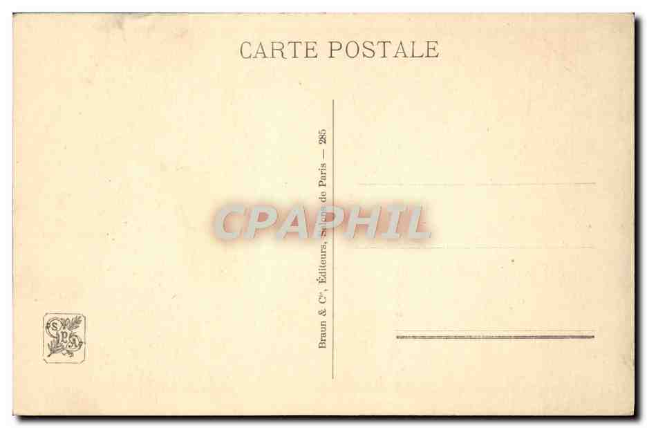 CPA Danseuse A Sa Toilette — Verso