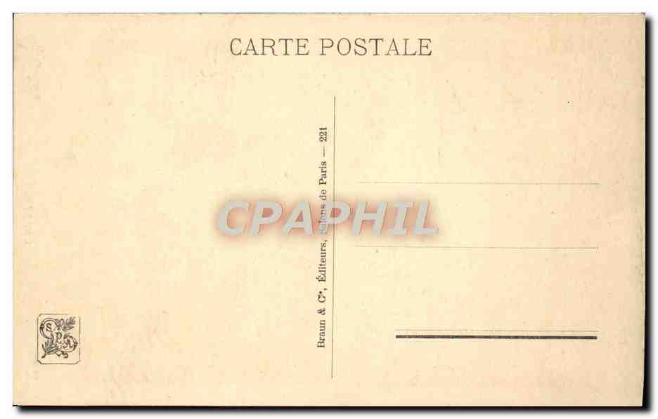 CPA Danseuse Martin Kavel — Verso