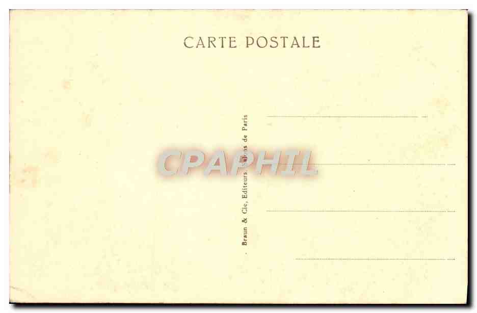 CPA Coubine Goethe En 1882 — Rückseite
