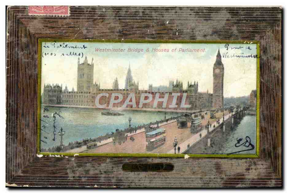 CPA Westminster Bridge a Houses Of Parliament London 