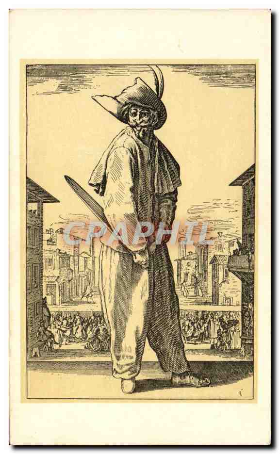 CPA Jacques Callot Un pantalon Zani ou Scapin