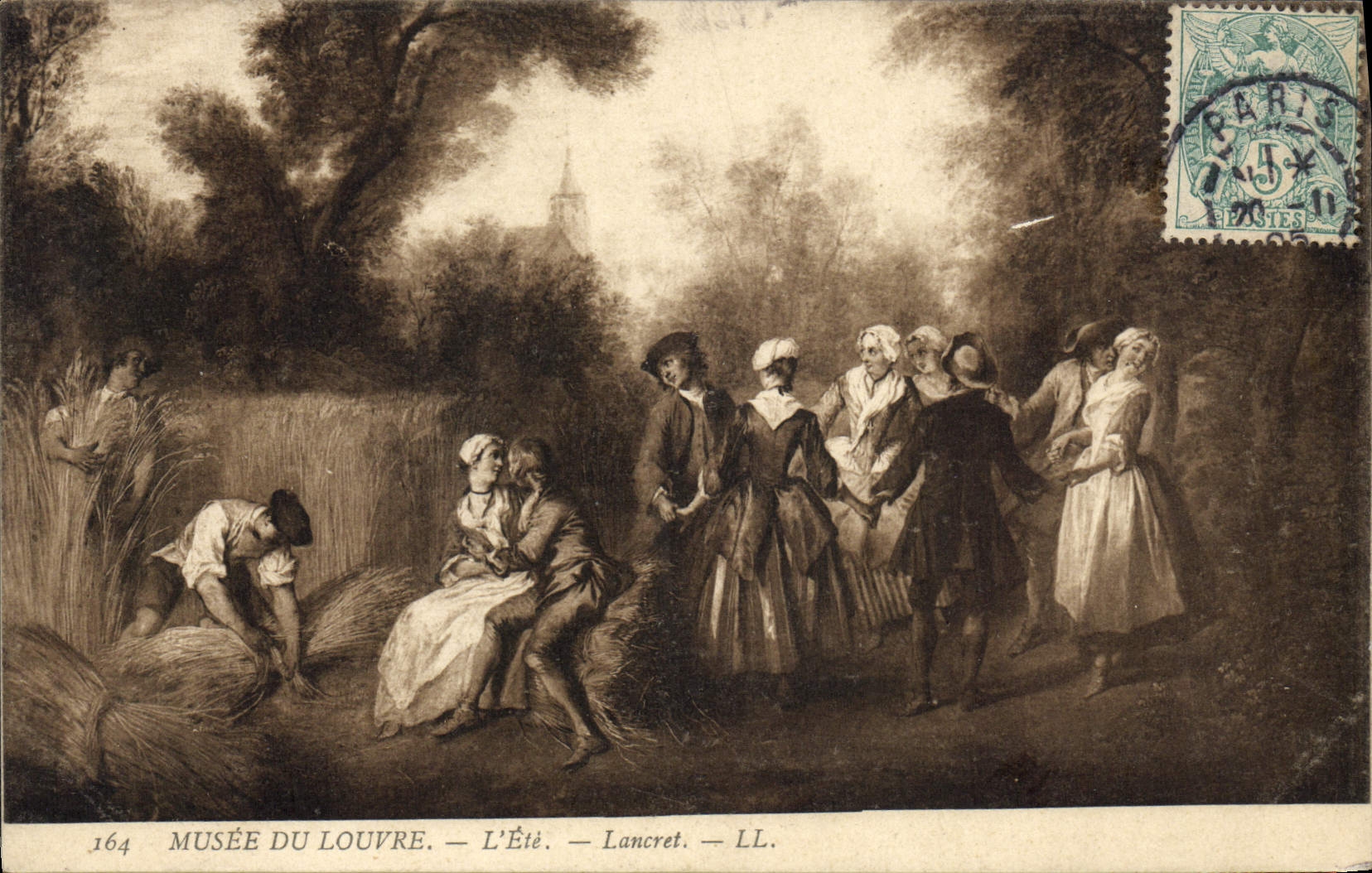 CPA Musee Du Louvre L'Ete Lancret