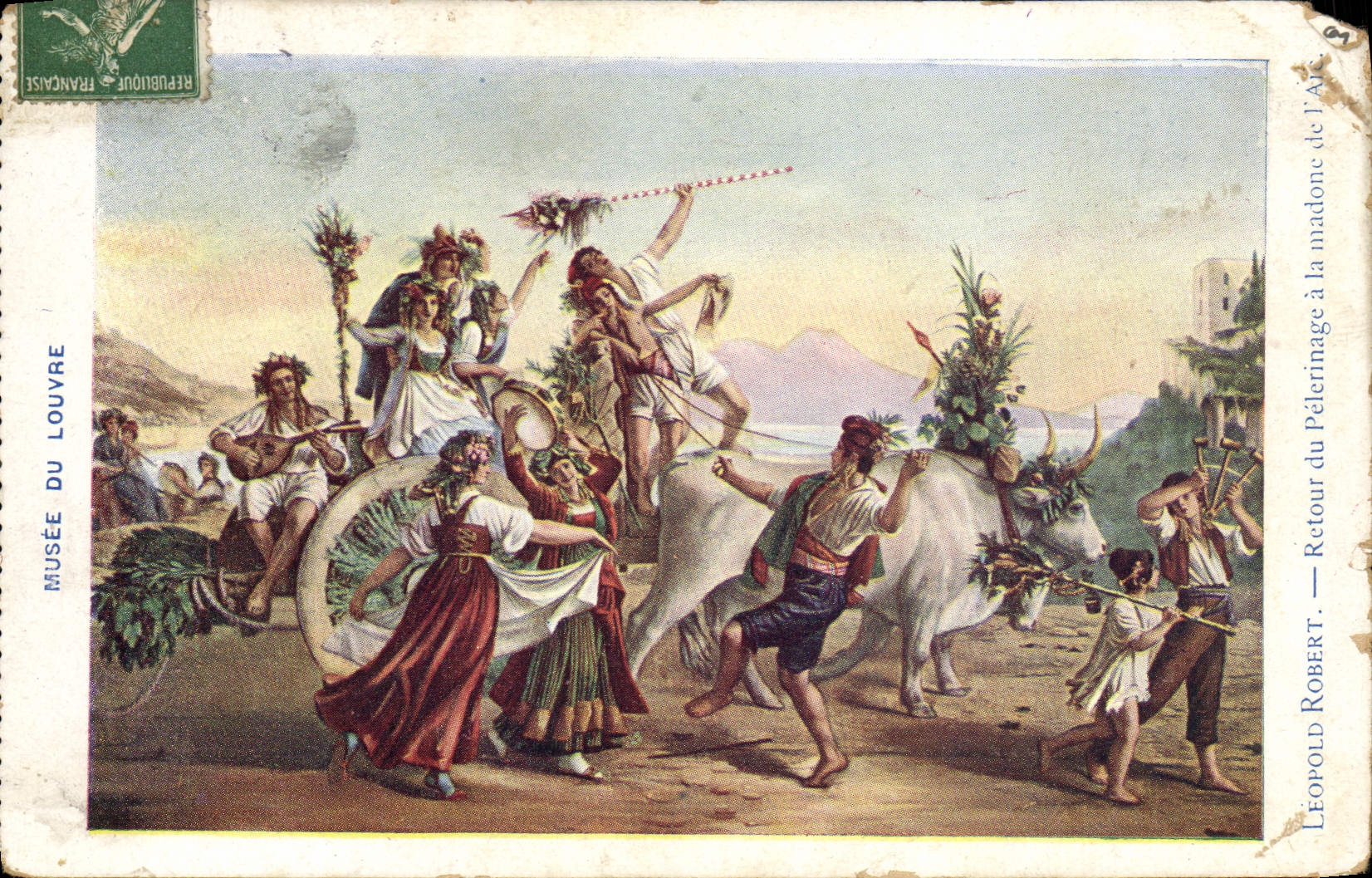 CPA Musee Du Louvre Leopold Robert Retour du pelerinage a la madone de l'Arc 