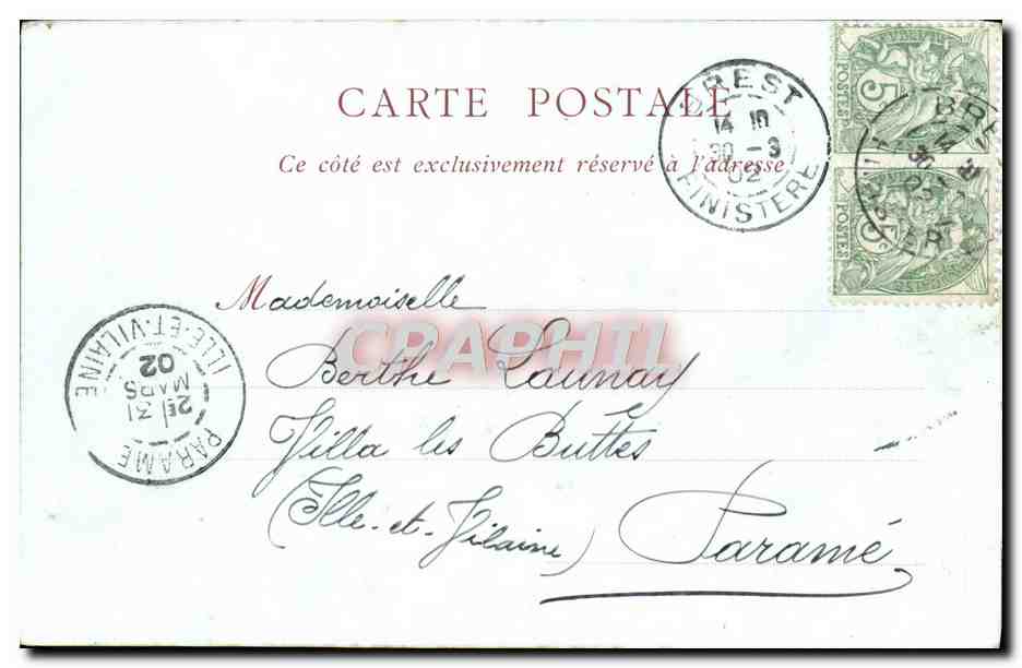 CPA Premier Chagrin Seignac  — Rückseite