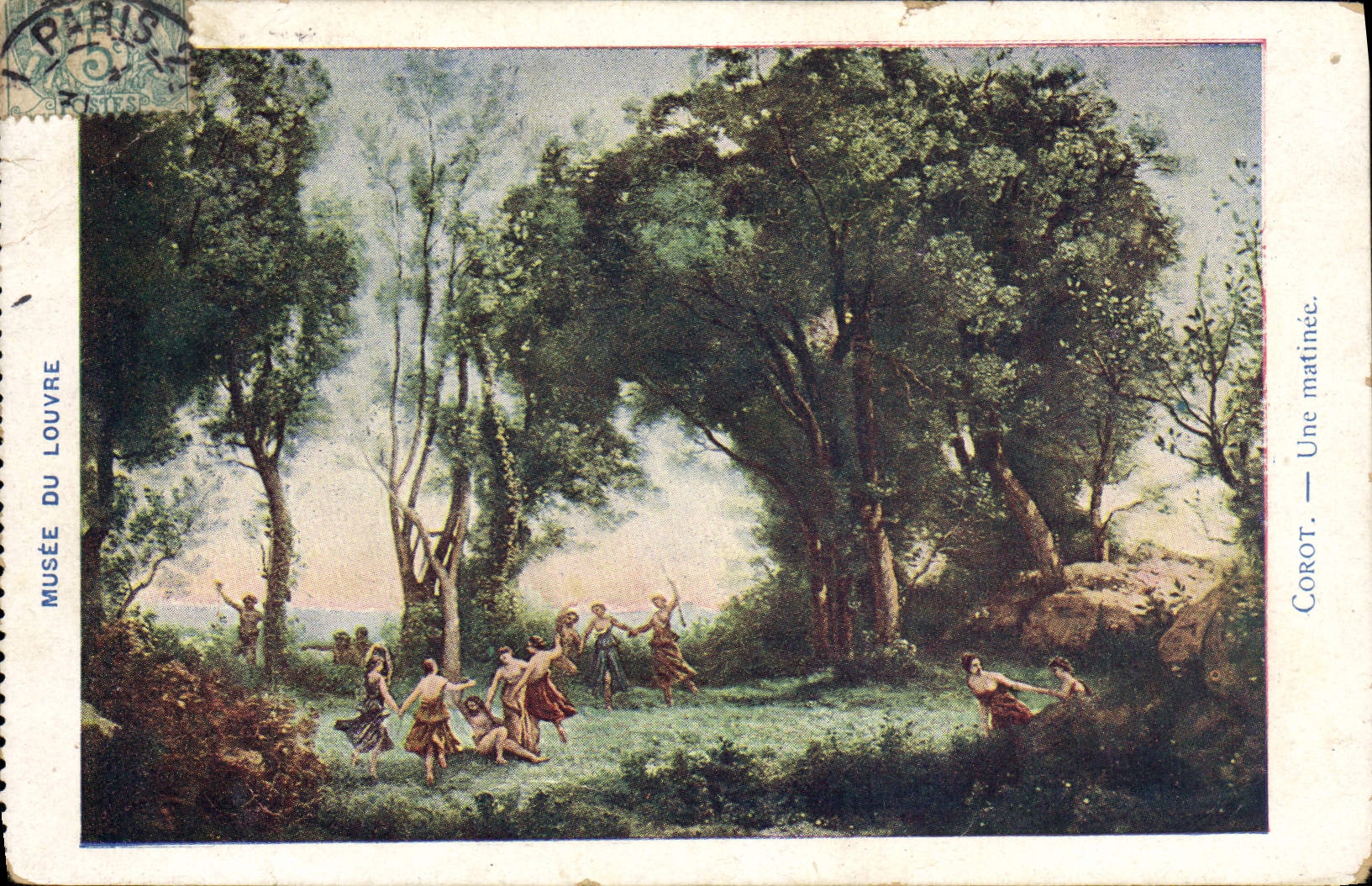 CPA Musee Du Louvre Corot Une matinee