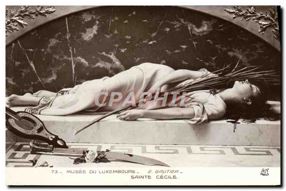 CPA Musee Du Luxembourg Paris Gautier Sainte Cecile 